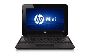 HP Mini 110-3530NR Front View